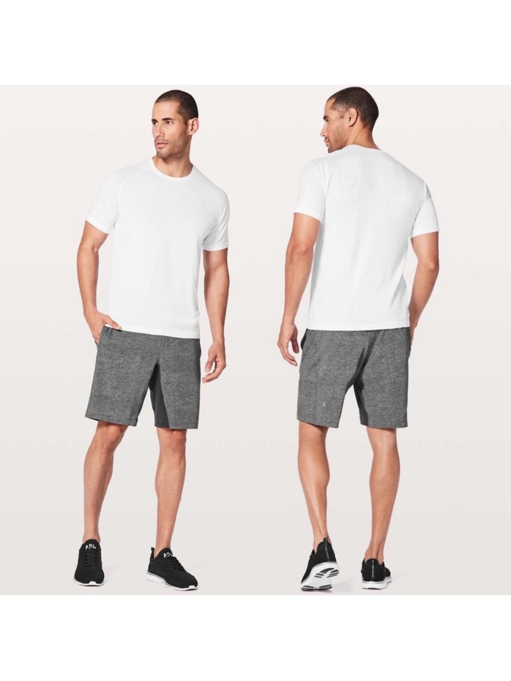 Lululemon T.H.E Short Linerless 9" Performance Shorts Gray Men’s Sz L